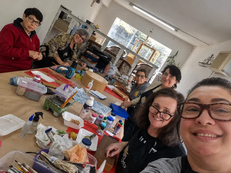 Foto de participante escolhendo